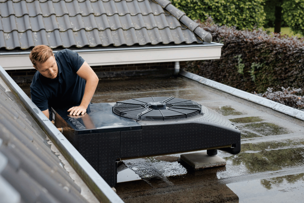 Installatie van een warmtepomp